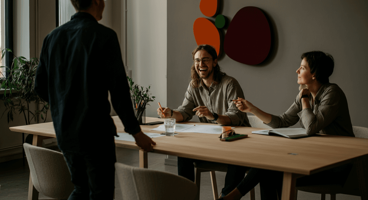 Professionellt möte med kund